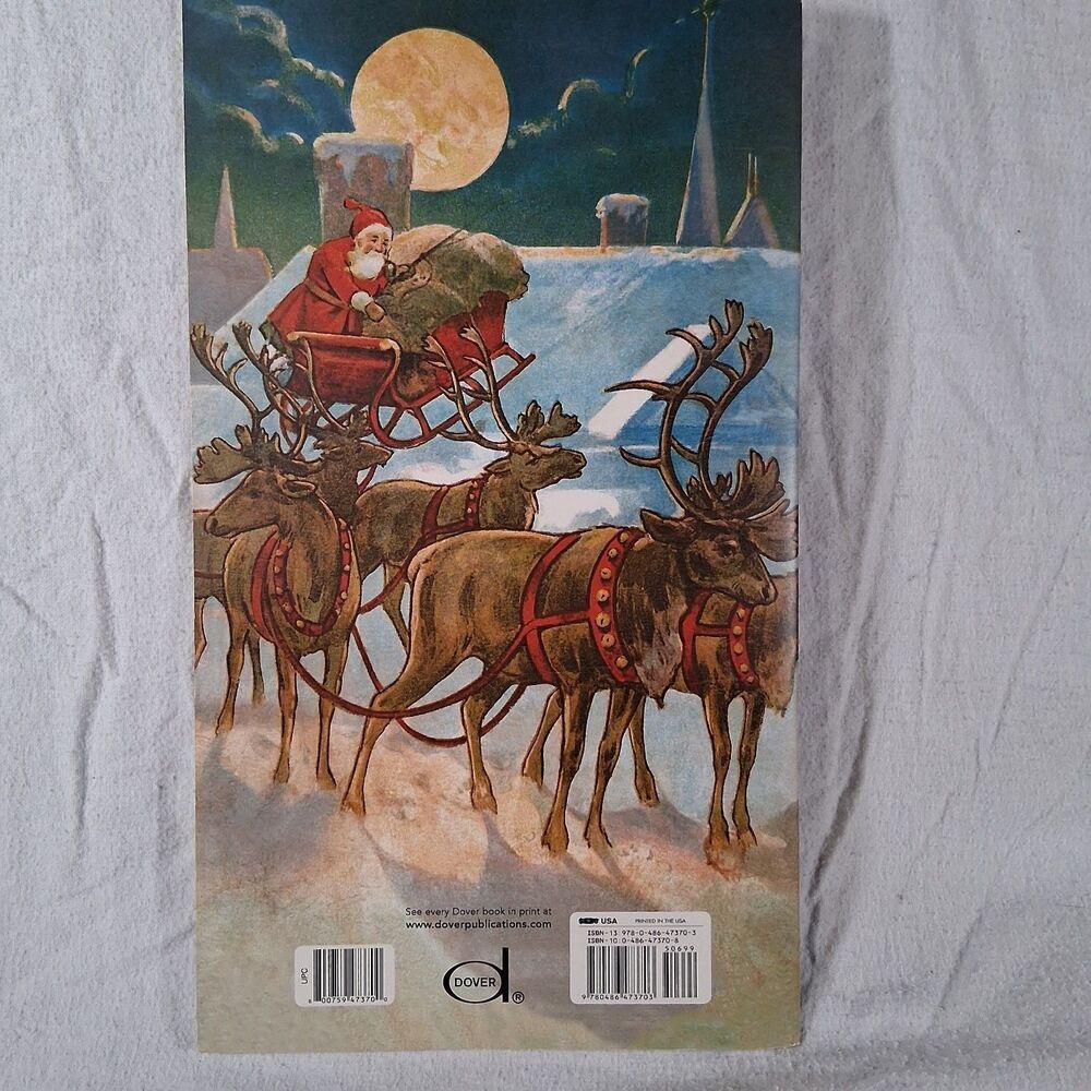 How Santa Filled the Christmas Stockings Vintage Style Holiday Storybook Gift - Picture 2 of 4